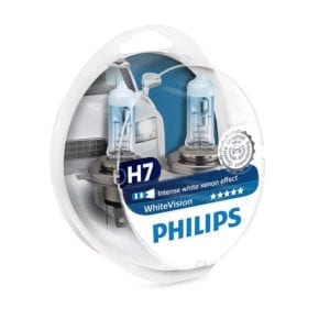 זוג נורות PHILIPS WhiteVision H7