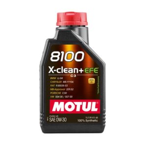 שמן Motul 8100 X-clean+ EFE 0W30 1L